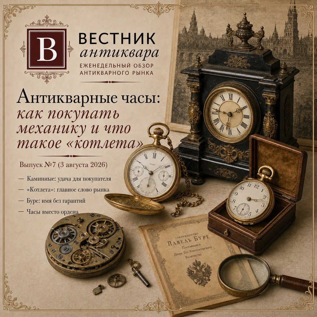 Антикварные часы: как покупать механику и что такое «котлета»