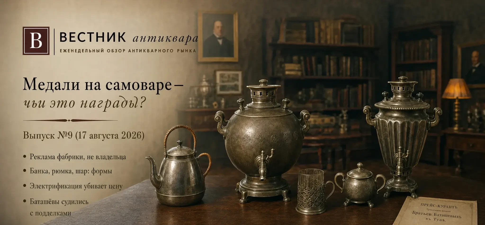 Самовар: медали, формы и почему нельзя драить до блеска