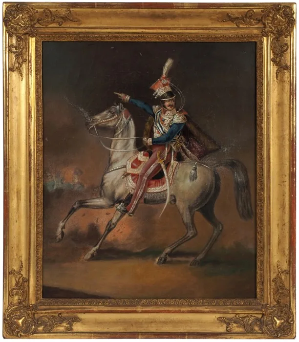 Януарий Суходольский (1797–1875). «Князь Юзеф Понятовский», 1820-е годы. Холст, масло. Старт — 1 рубль, финальная ставка 200 000 ₽. Аукцион «Литфонда» №770, Санкт-Петербург, 15 августа 2026. Источник: litfund.ru