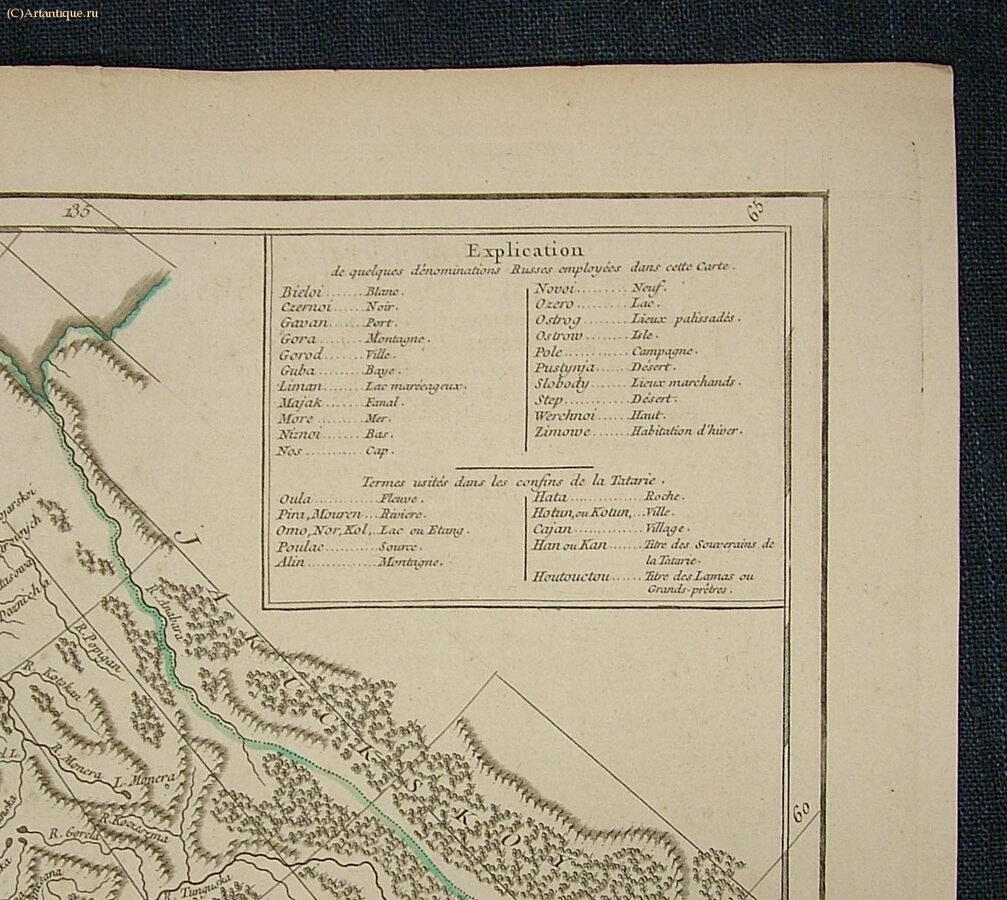 Карта "Partie Occidentale de l'Empire de Russie"