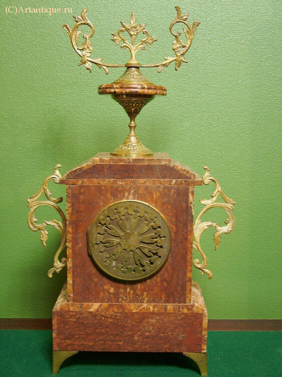 Часы каминные с канделябрами