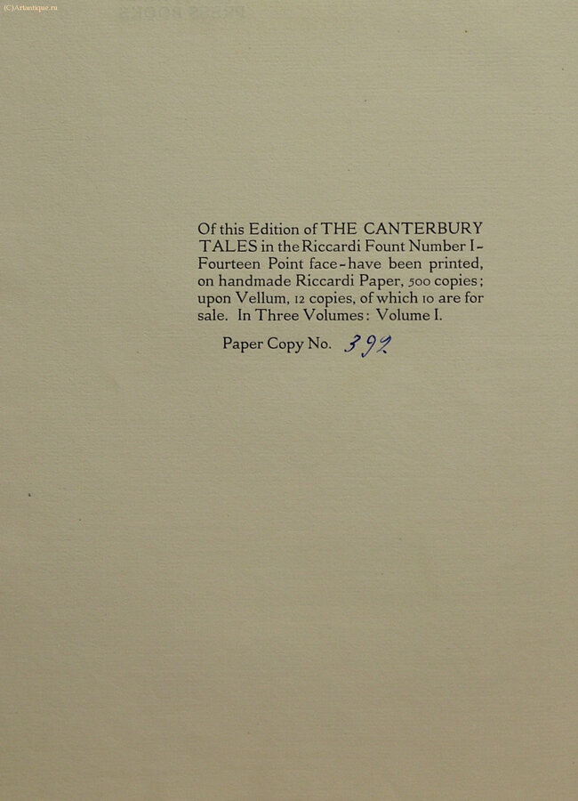"THE CANTERBURY TALES OF GEOFFREY CHAUCER"