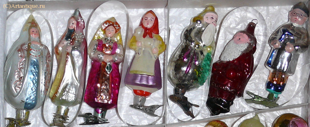 Набор новогодних игрушек