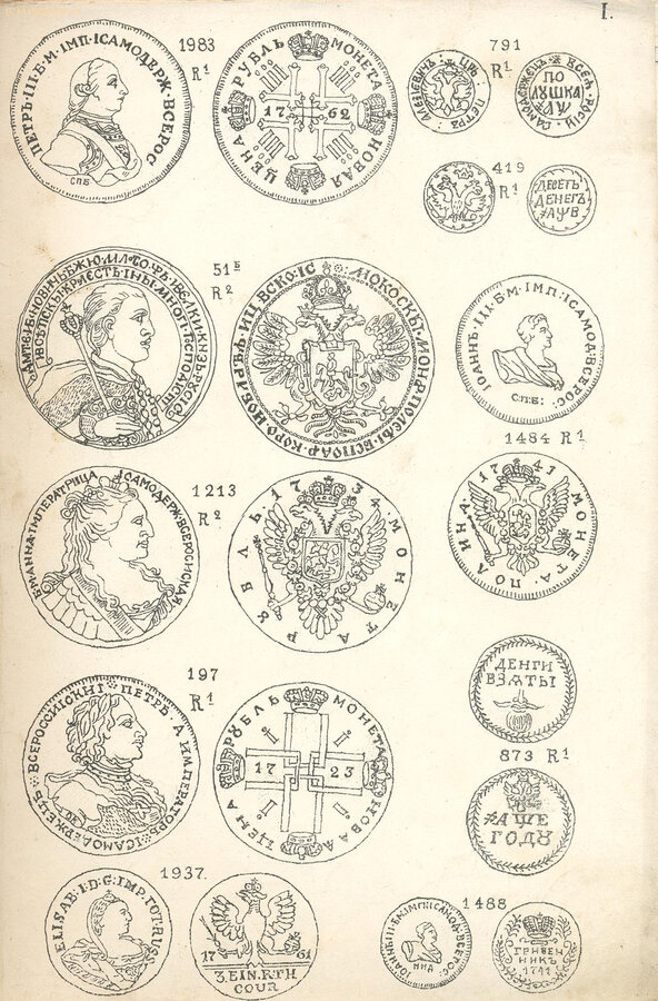 "Монеты XVIII столетия"