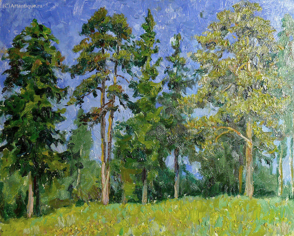 Картина "Опушка леса"