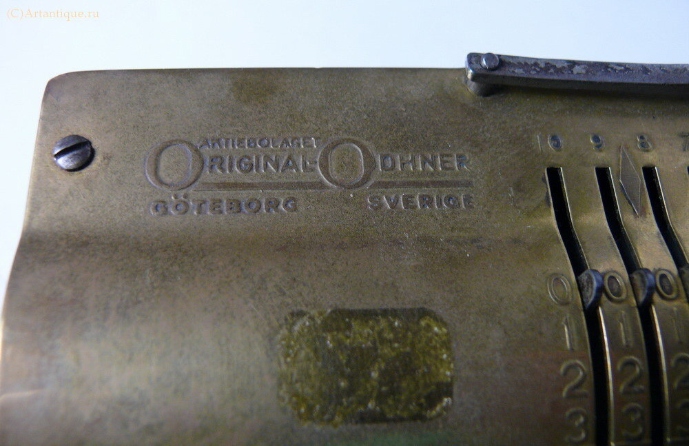 Машинка счетная "Odhner No. 7"