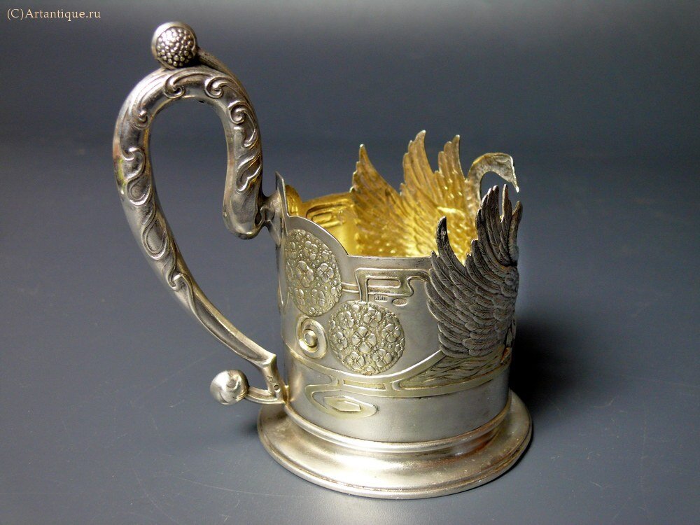 Подстаканник "Лебеди"