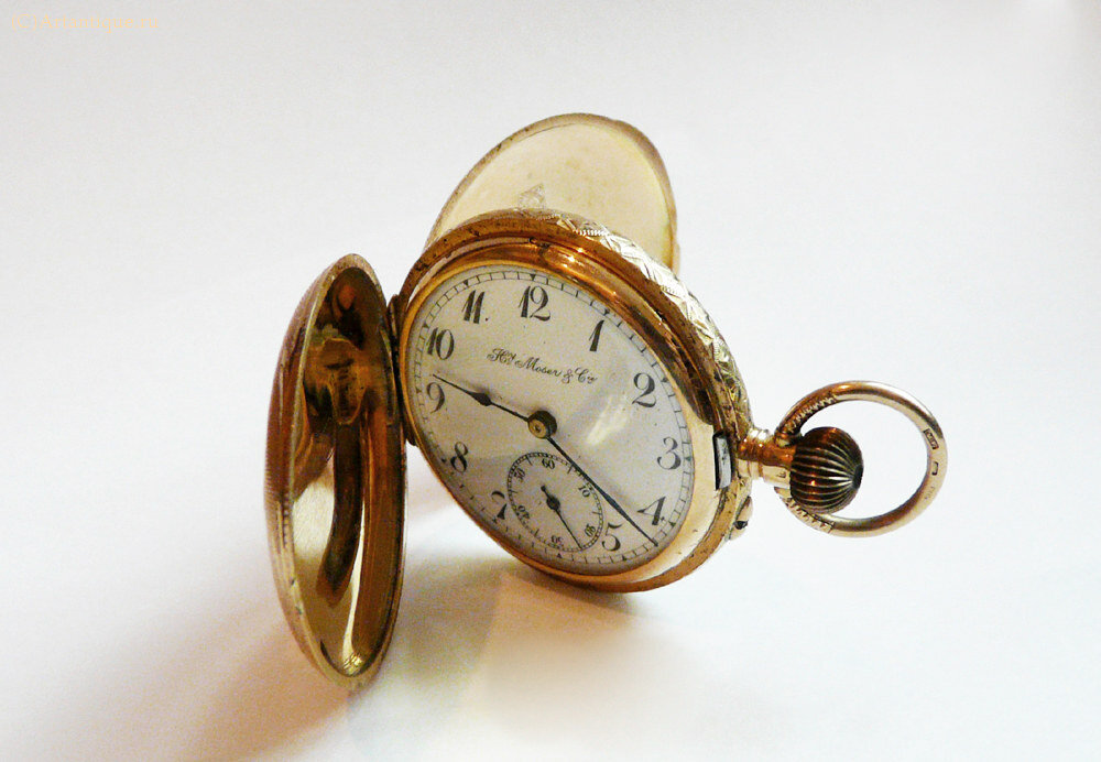 Часы карманные женские "H.Moser & Cie"
