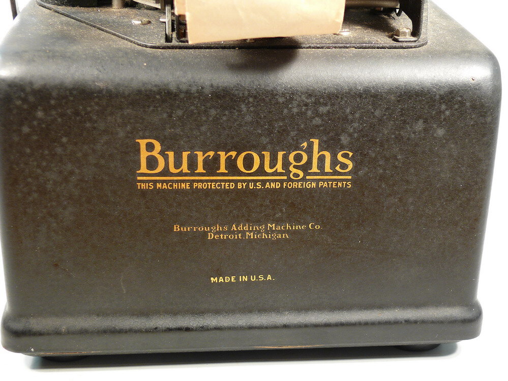 Калькулятор настольный "Burroughs" с полной клавиатурой