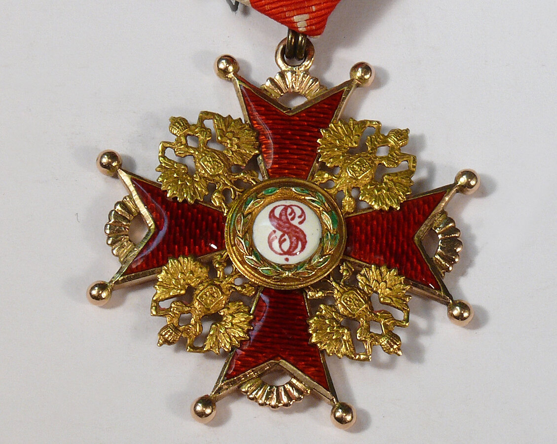 Знак ордена "Святой Станислав" III степени