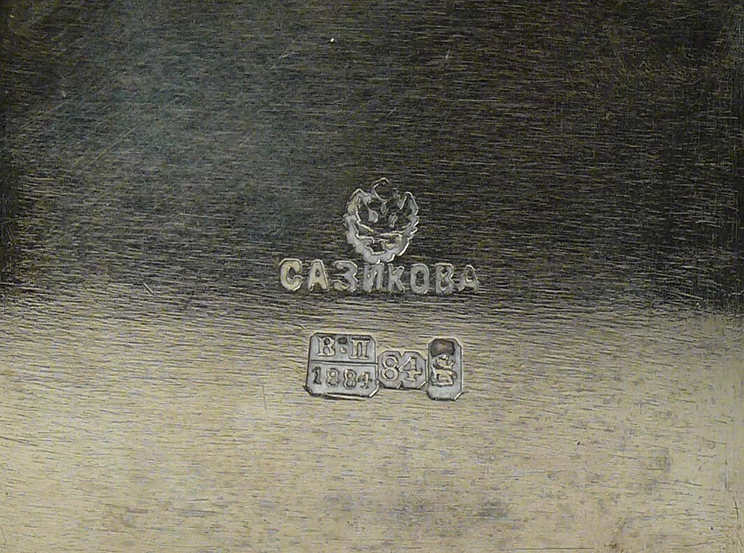 Сервиз "Эгоист" с монограммой "МК"