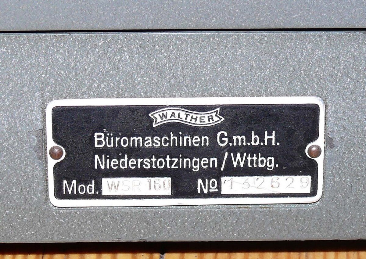 Арифмометр "WALTHER WSR 160" 