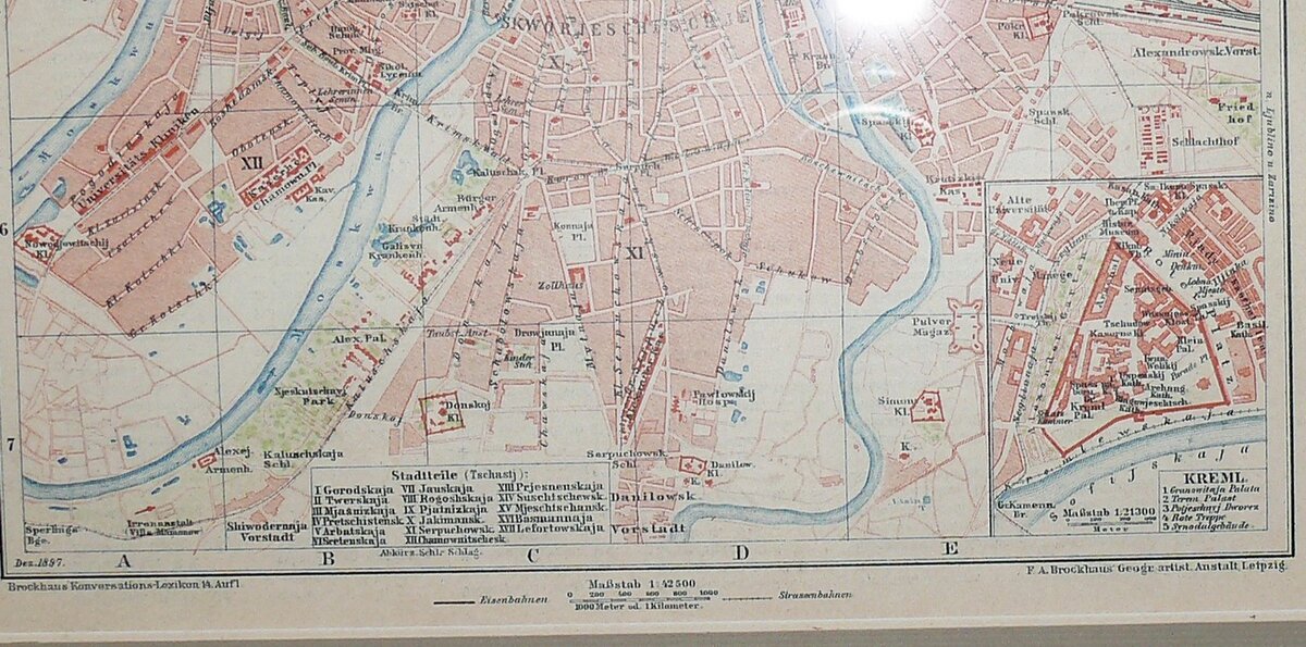 Карта "Moskau"