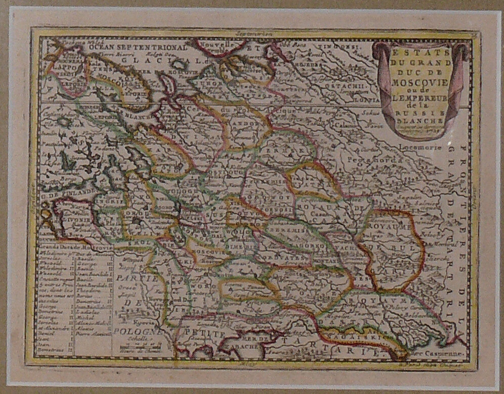 Карта "Estats du Grand Duc de Moscovie"