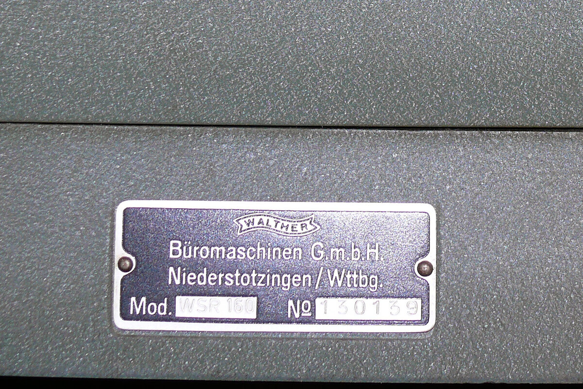 Арифмометр "WALTHER"