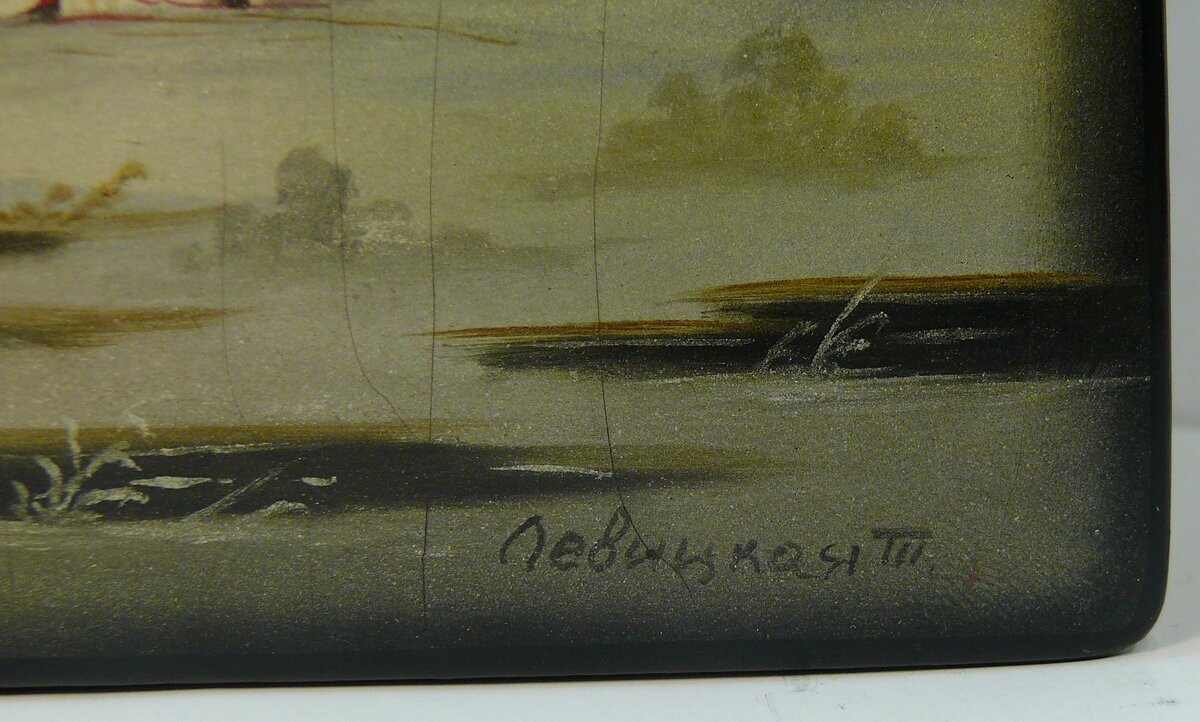 Шкатулка "Зимняя прогулка"