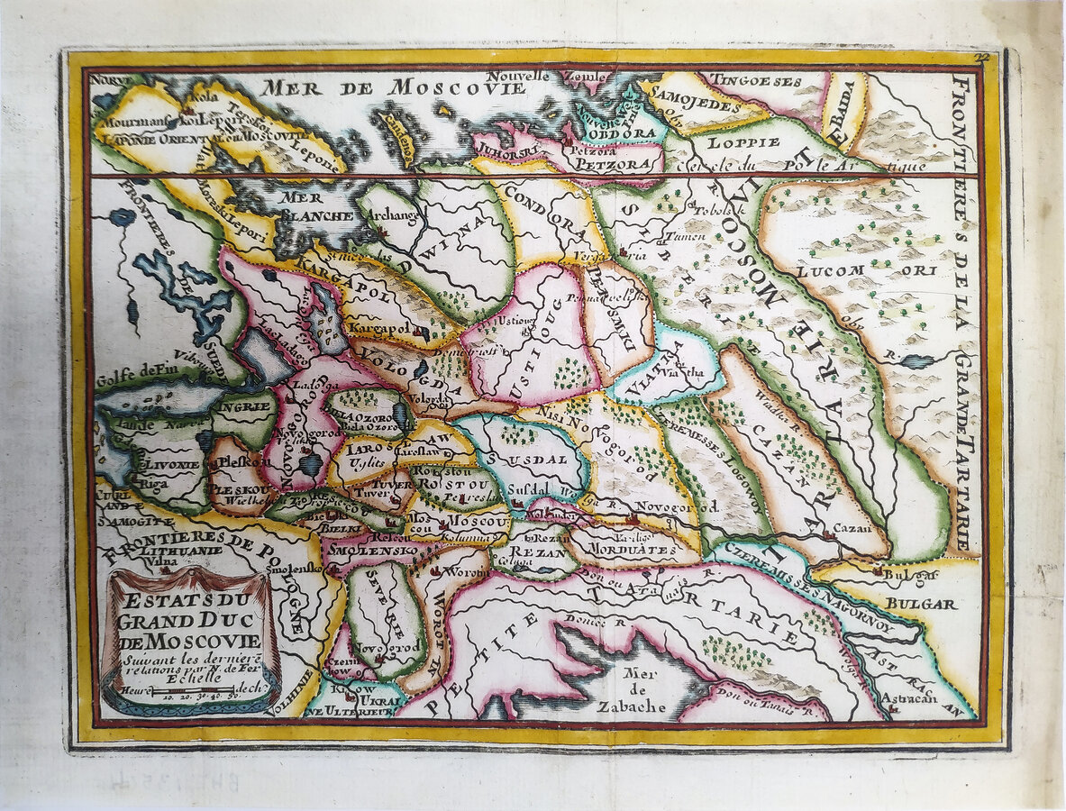 Карта "Россия в Европе"
