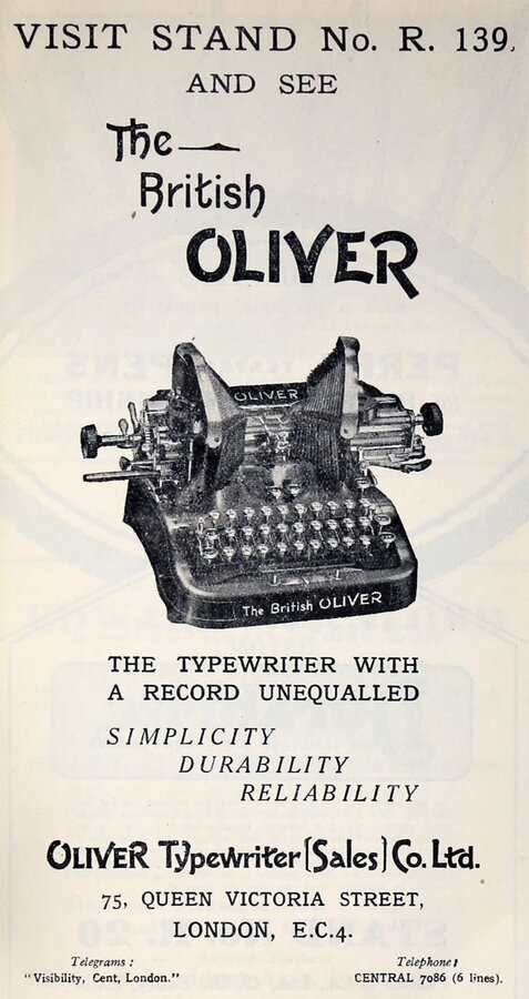 Печатная машинка "The Oliver Typewriter №9"