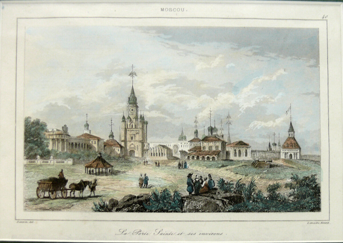 Гравюра "Москва"
