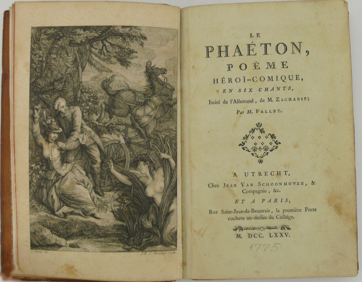 Книга «Le Phaeton», героикомическая поэма
