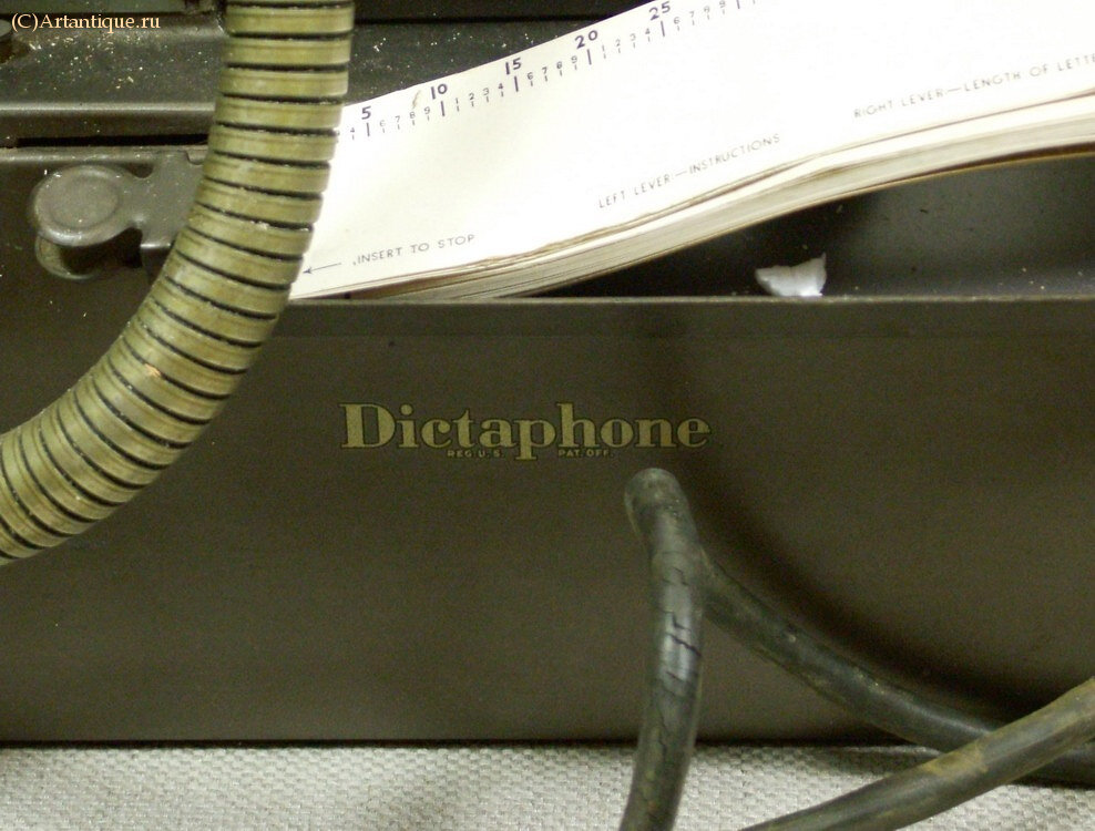 Фонограф пишущий "DICTAPHONE"