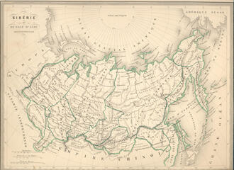 Карта "Siberie ou Russie D`Asie"