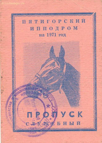 Пропуск служебный 