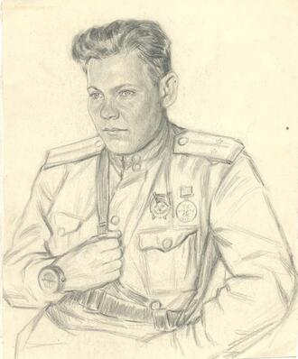 Рисунок "Военнослужащий"