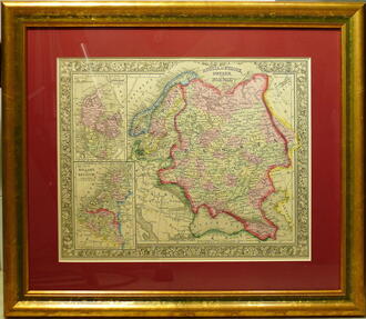 Карта "Russia in Europe, Sweden and Norvway"