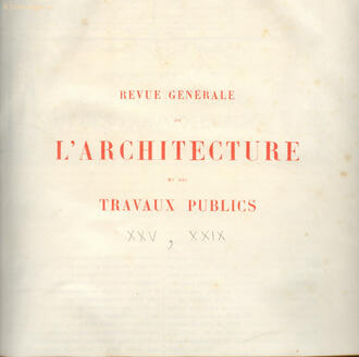 "L'Architecture et des travaux publics"