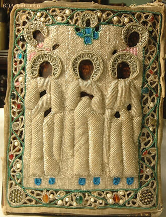 Икона "Гурий, Самон и Авив"